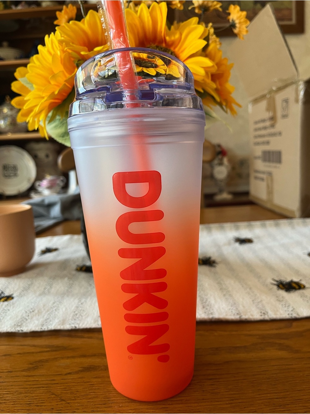Dunkin’ 24oz tumbler Orange